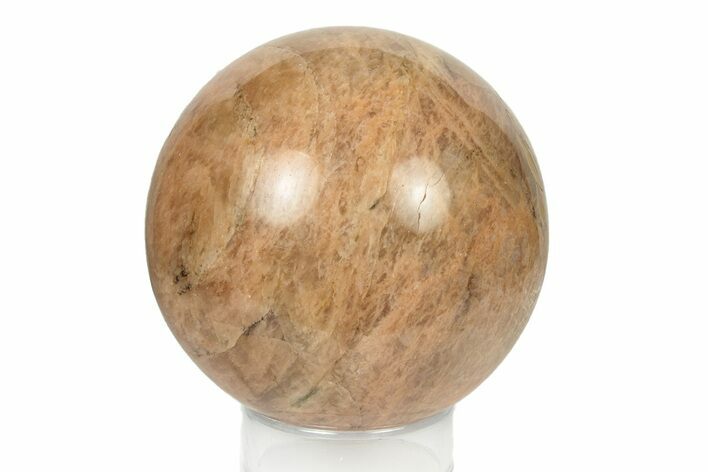 Polished Peach Moonstone Sphere - Madagascar #252024
